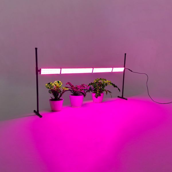 Потужний 38 Вт LED Фіто-Світильник біколор спектру ML38 Violet для вирощування рослин, розсади, квітів на регульованій стійці LS40Bicolor фото